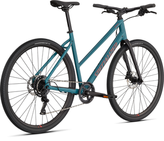 Specialized Sirrus X 2.0 Step-Through - Dusty Turquoise / Rocket Red / Black Reflective