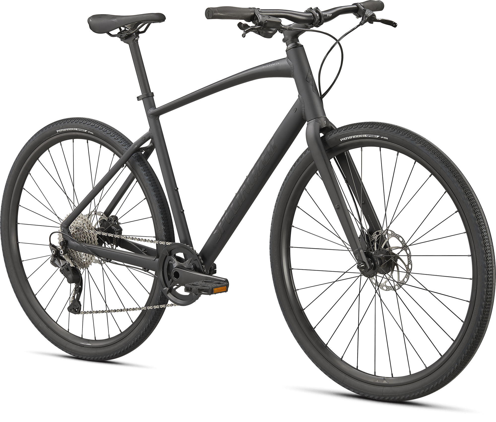 Specialized Sirrus X 3.0 - Satin Cast Black / Satin Black / Black Reflective