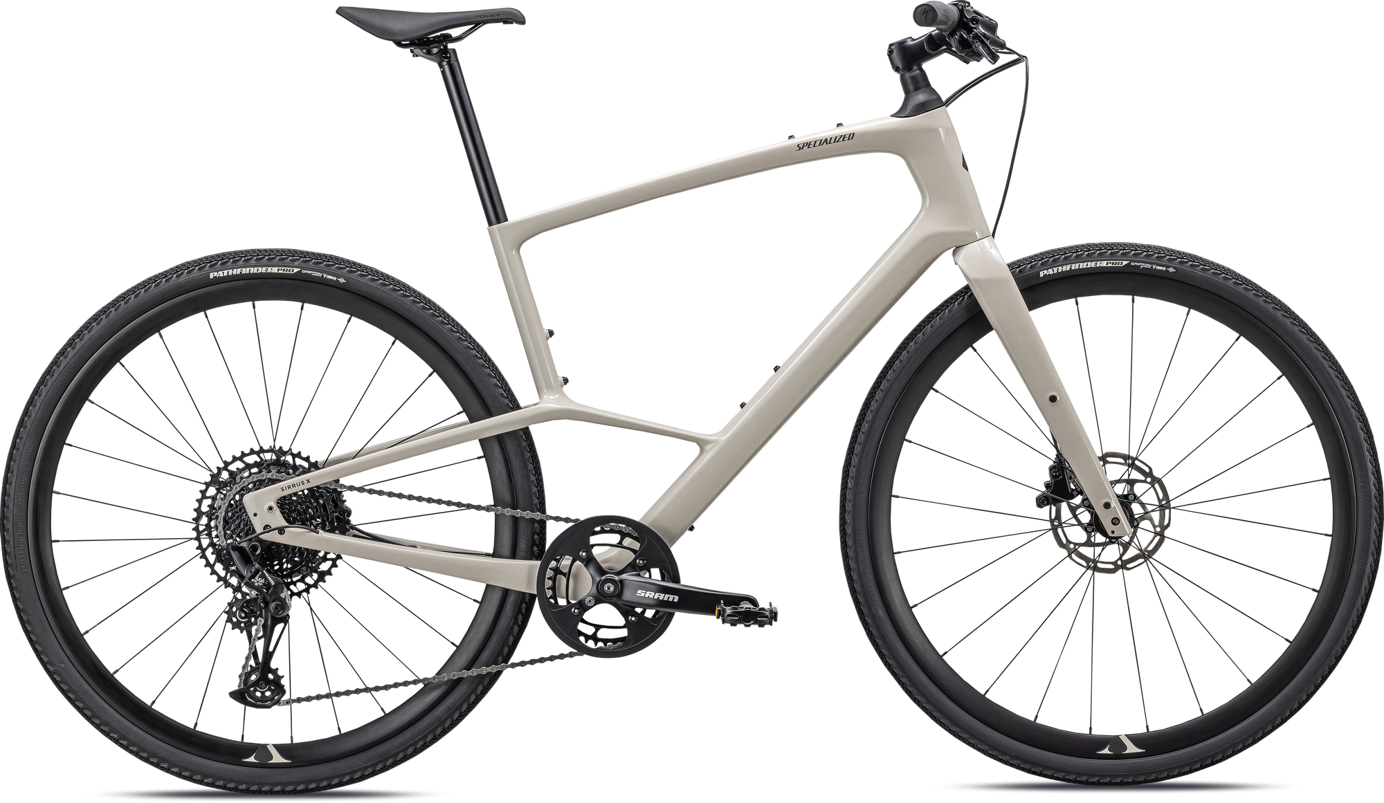 Specialized Sirrus X 5.0 - Gloss White Mountains / Gunmetal / Satin White Mtns Reflective