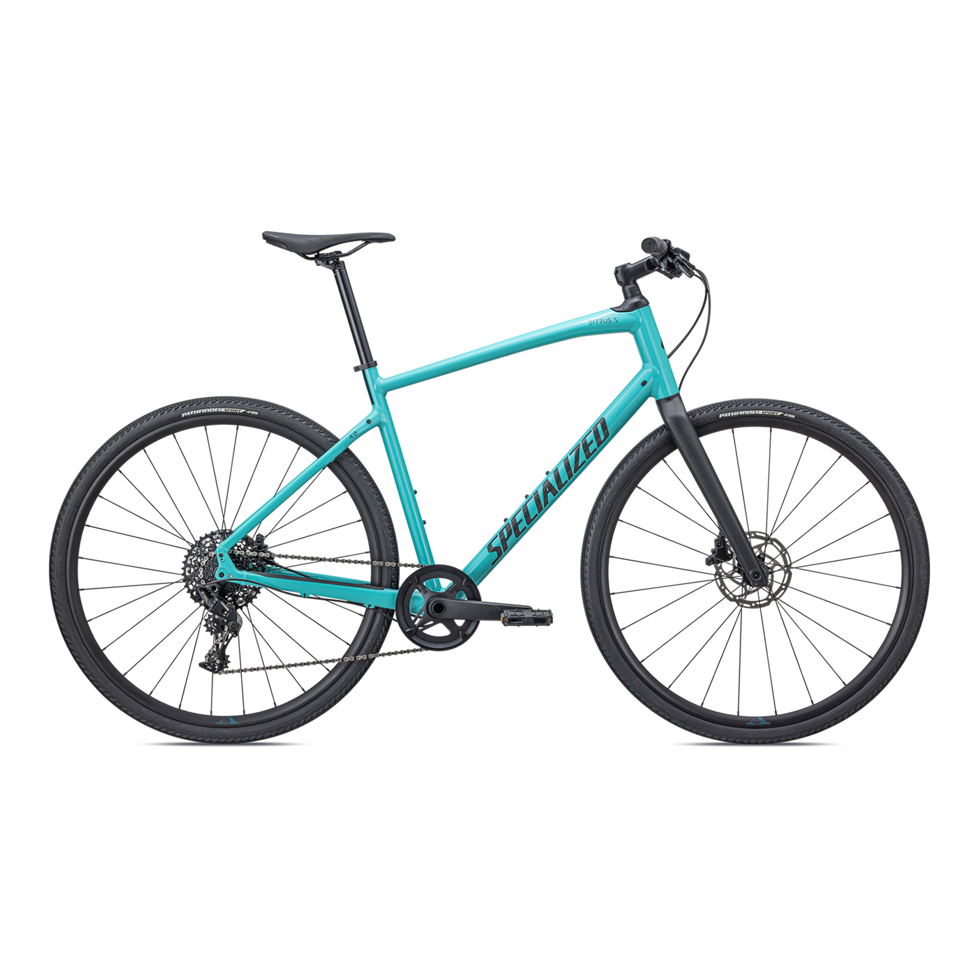 Specialized Sirrus X 4.0 - Satin Lagoon Blue / Tropical Teal / Satin Black Reflective