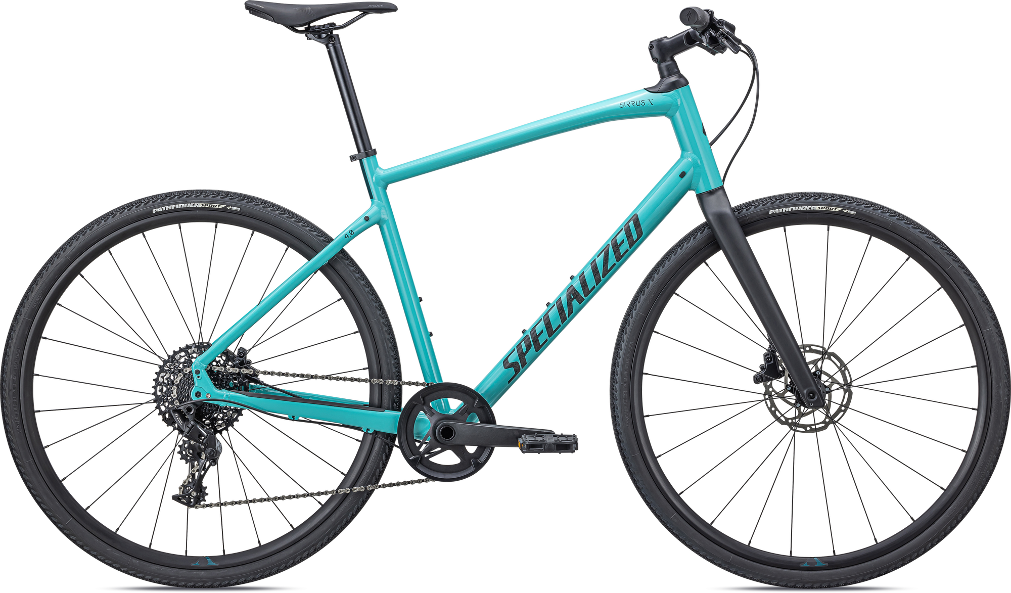 Specialized Sirrus X 4.0 - Satin Lagoon Blue / Tropical Teal / Satin Black Reflective