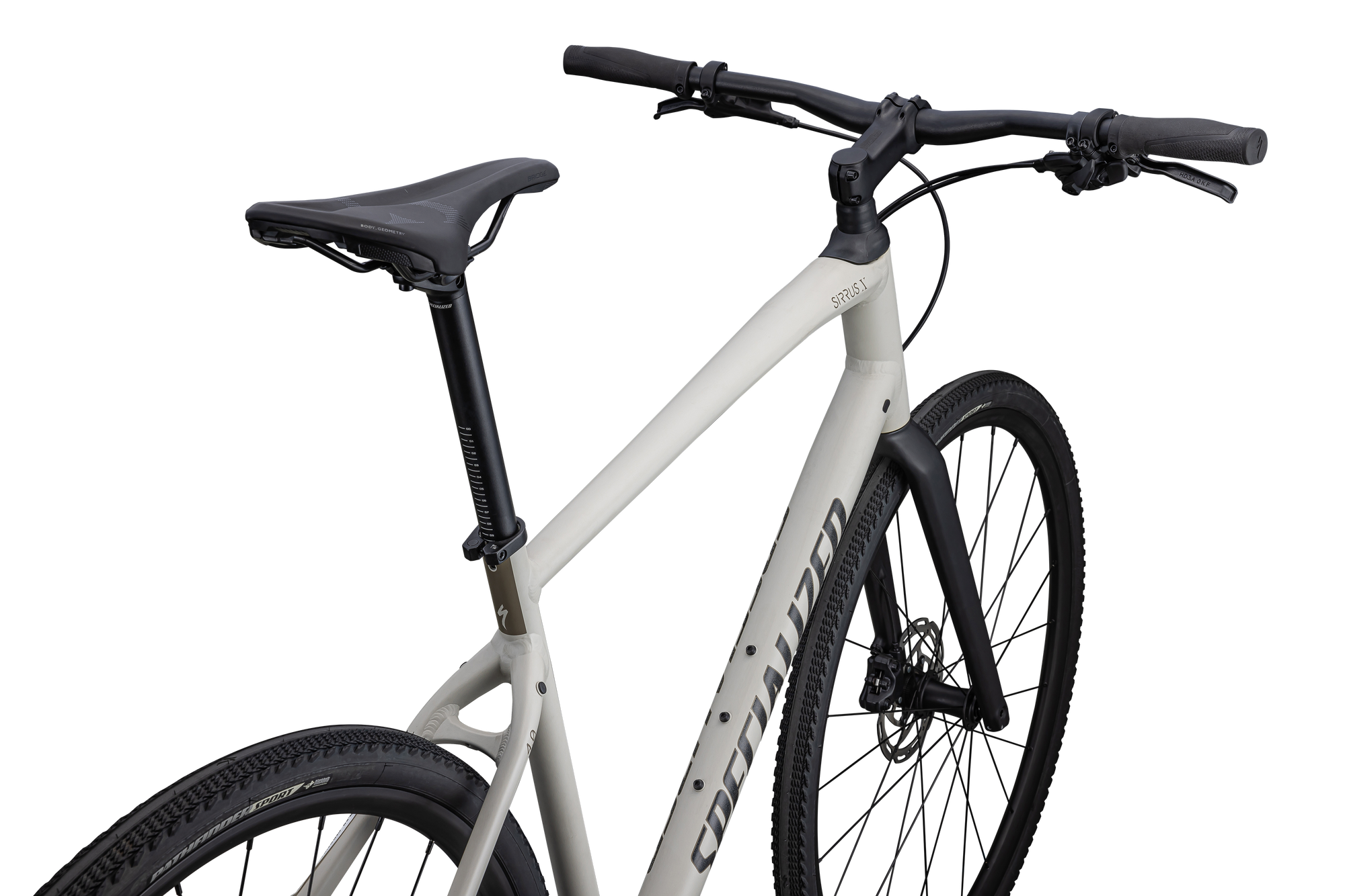 Specialized Sirrus X 4.0 - Satin White Mountains / Taupe / Satin Black Reflective