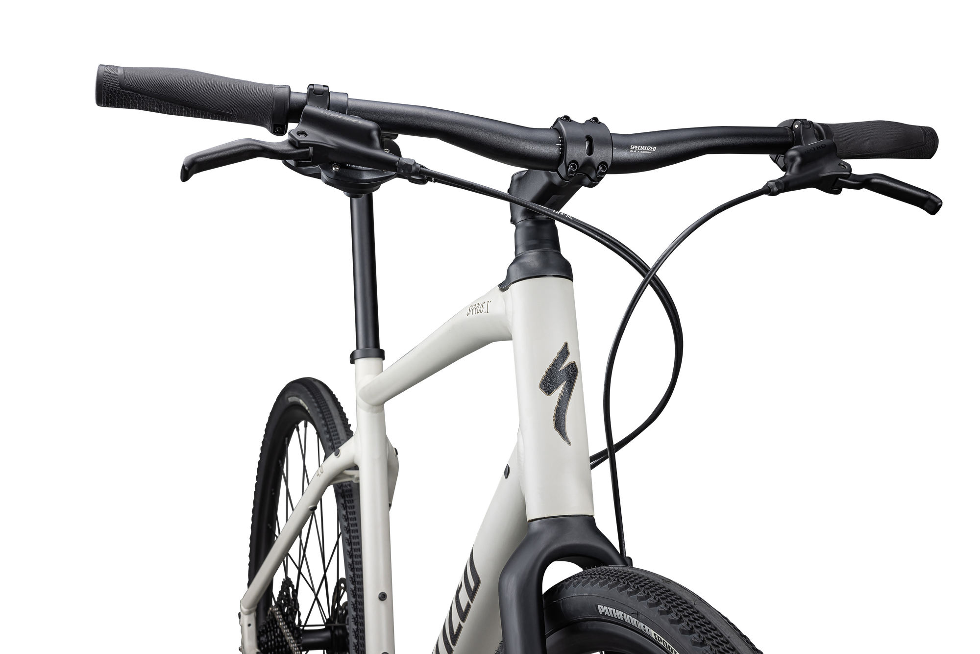 Specialized Sirrus X 4.0 - Satin White Mountains / Taupe / Satin Black Reflective