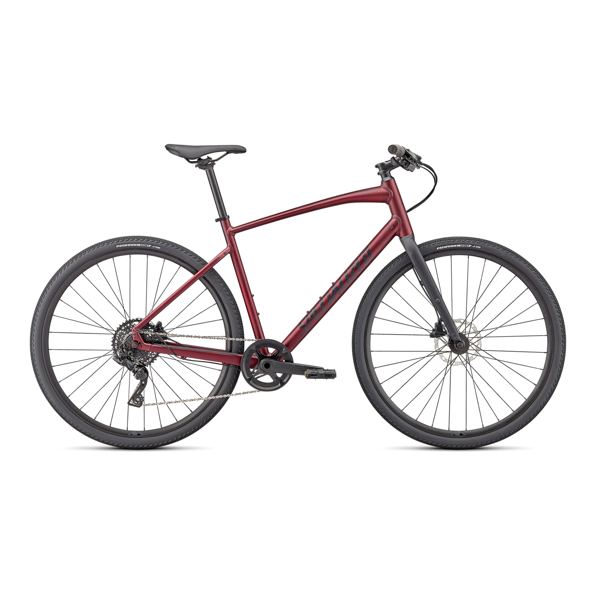 Specialized Sirrus X 3.0 - Satin Maroon / Black / Satin Black Reflective
