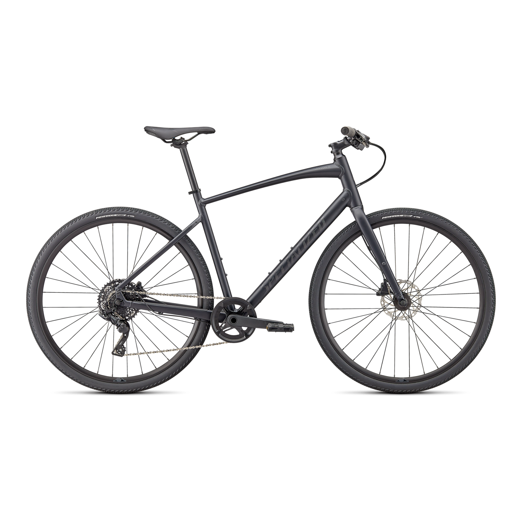 Specialized Sirrus X 3.0 - Satin Cast Black / Black / Satin Black Reflective