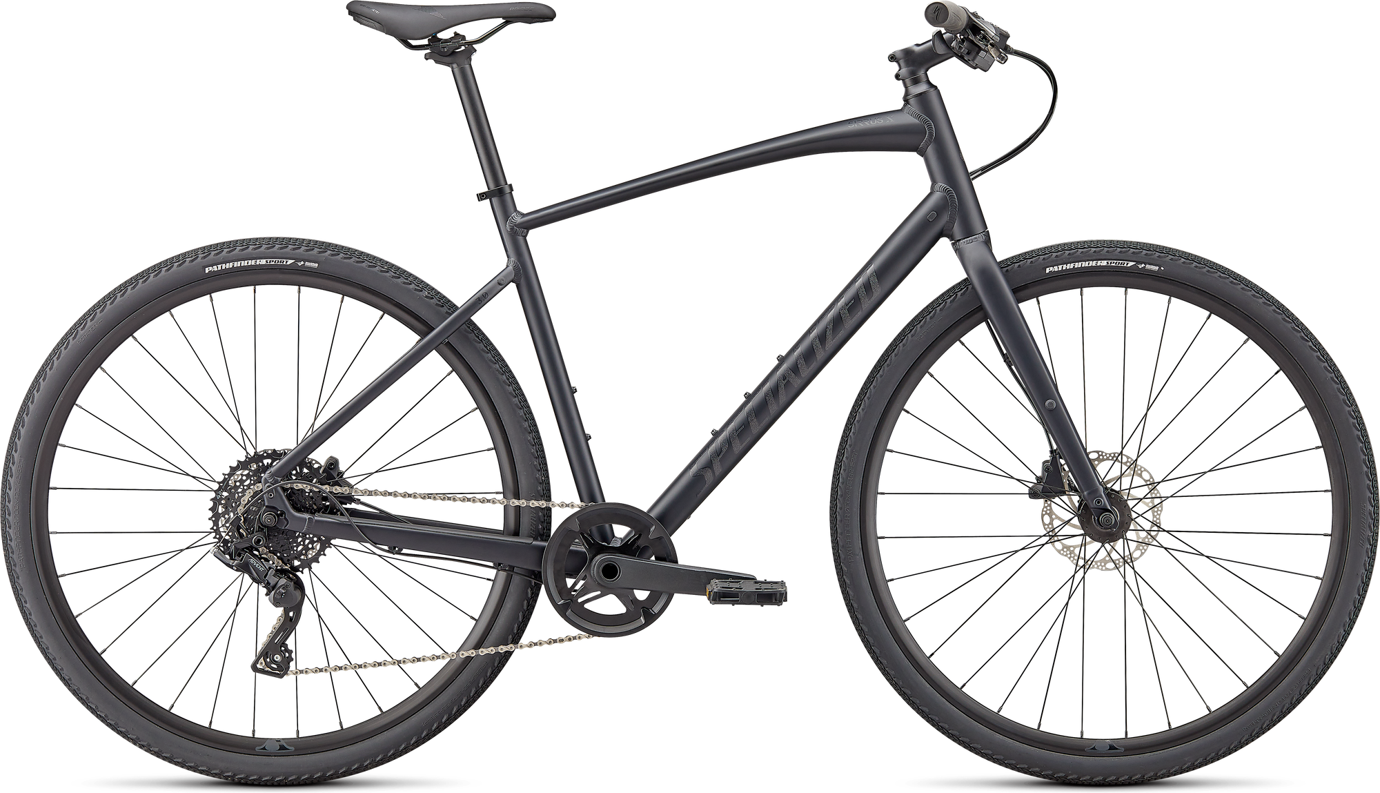 Specialized Sirrus X 3.0 - Satin Cast Black / Black / Satin Black Reflective