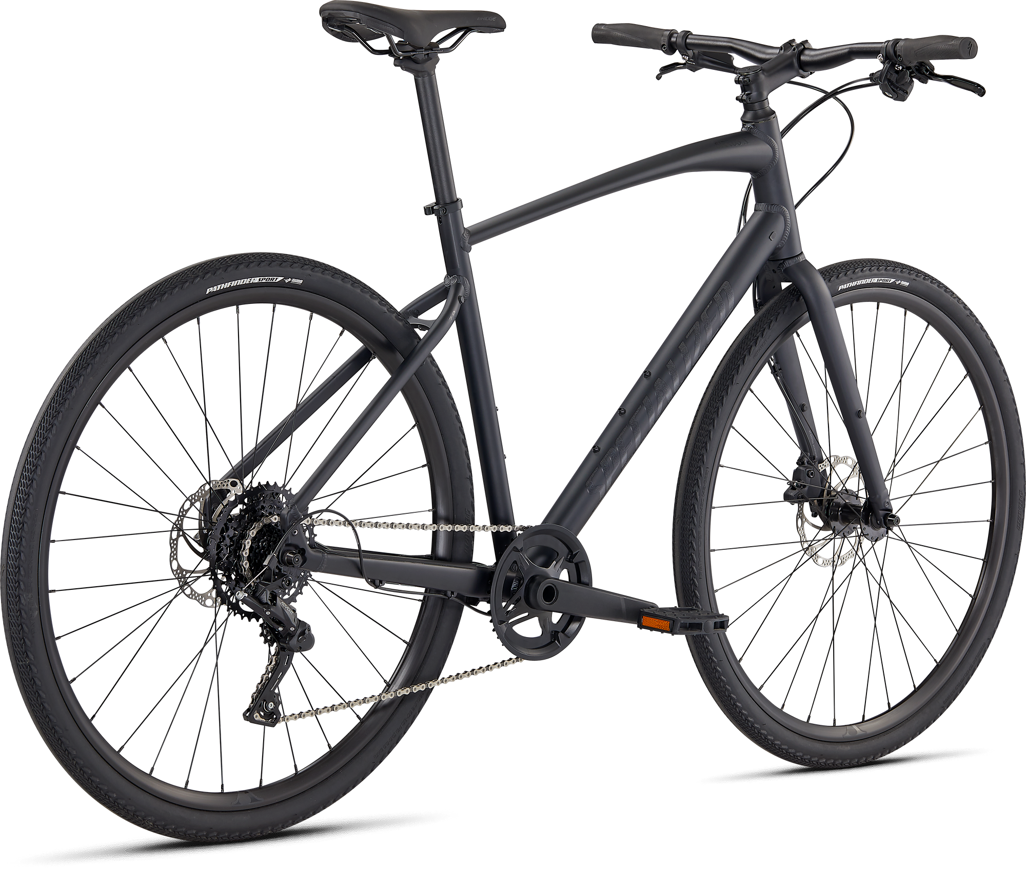 Specialized Sirrus X 3.0 - Satin Cast Black / Black / Satin Black Reflective
