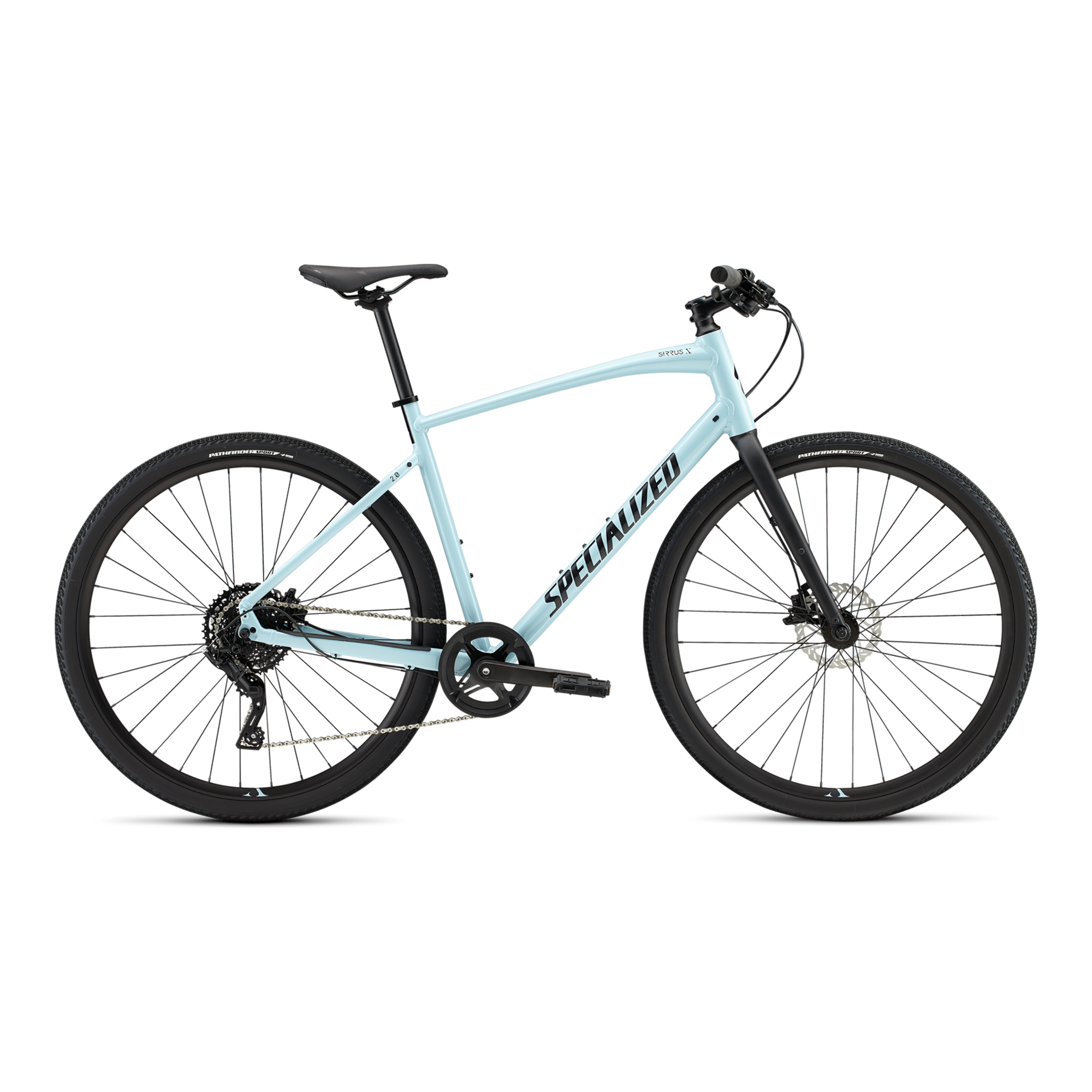 Specialized Sirrus X 2.0 - Gloss Arctic Blue / Black / Satin Black Reflective