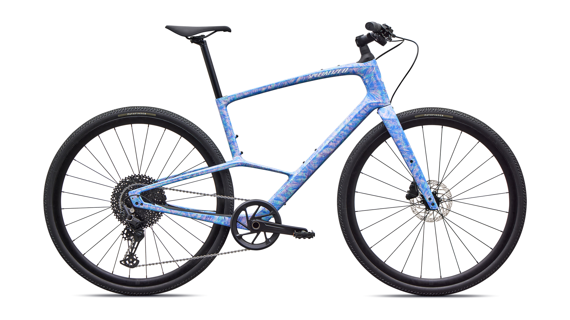Specialized Sirrus X 5.0 - Gloss Dry Brushed Sky Blue / Oasis / Purple Haze / Desert Rose / Reflective White Frost