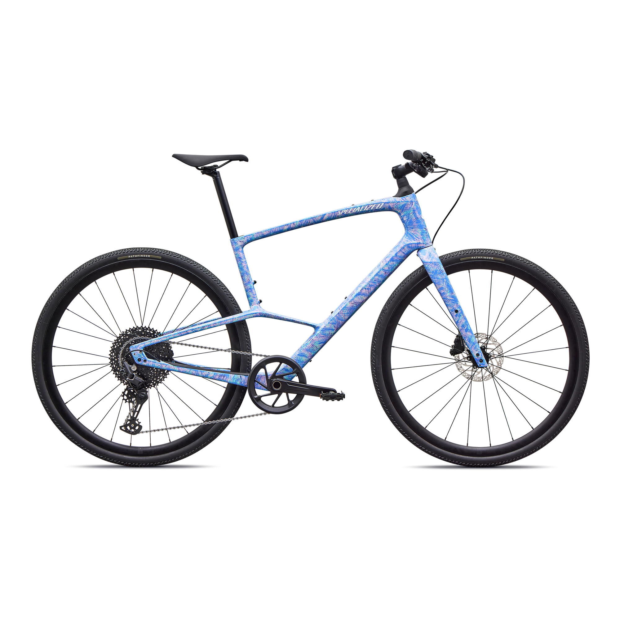 Specialized Sirrus X 5.0 - Gloss Dry Brushed Sky Blue / Oasis / Purple Haze / Desert Rose / Reflective White Frost