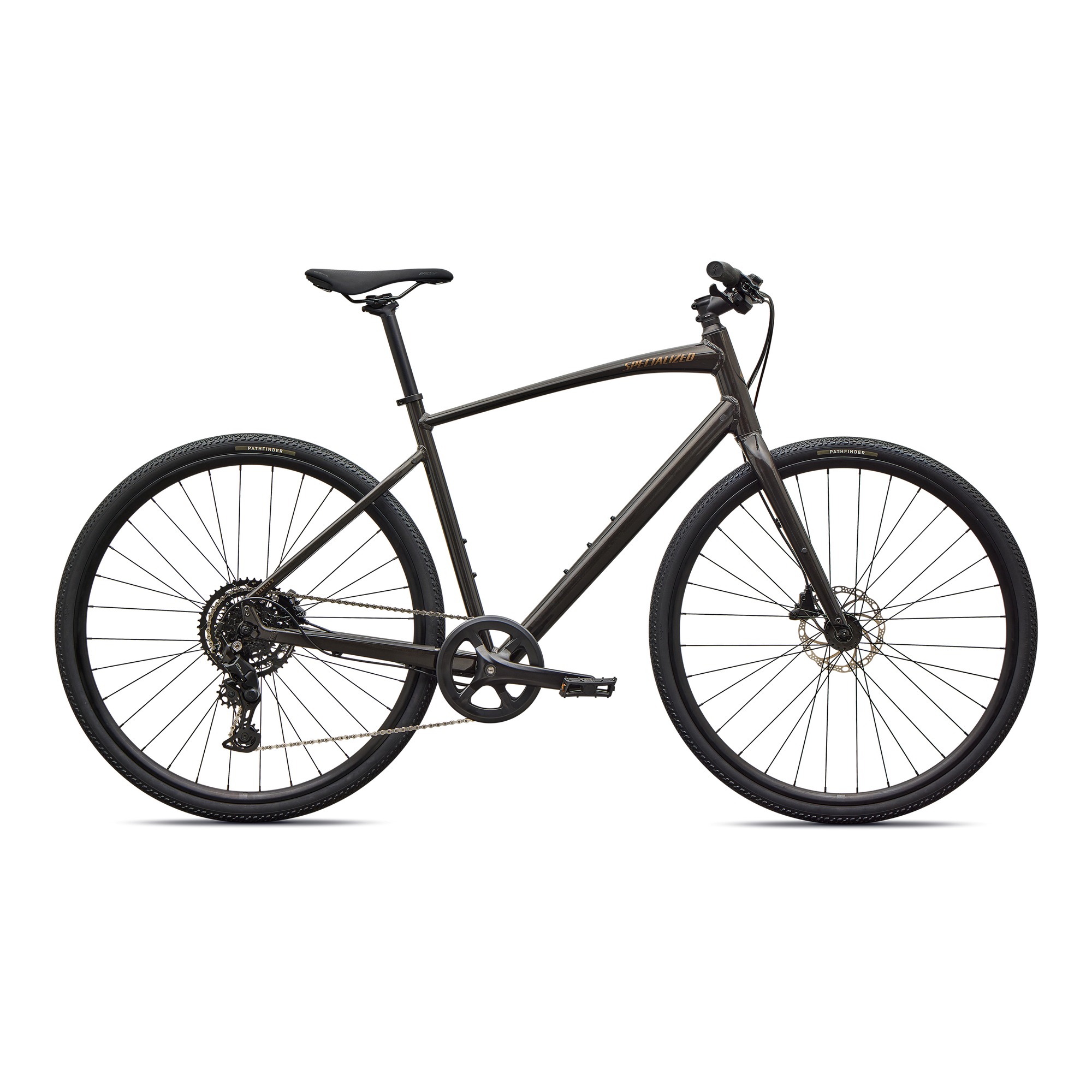 Specialized Sirrus X 3.0 - Satin Metallic Obsidian / Burnt Gold Metallic Frost Reflective
