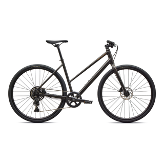 Specialized Sirrus X 2.0 Step-Through - Gloss Metallic Obsidian / Burnt Gold Metallic Frost Reflective