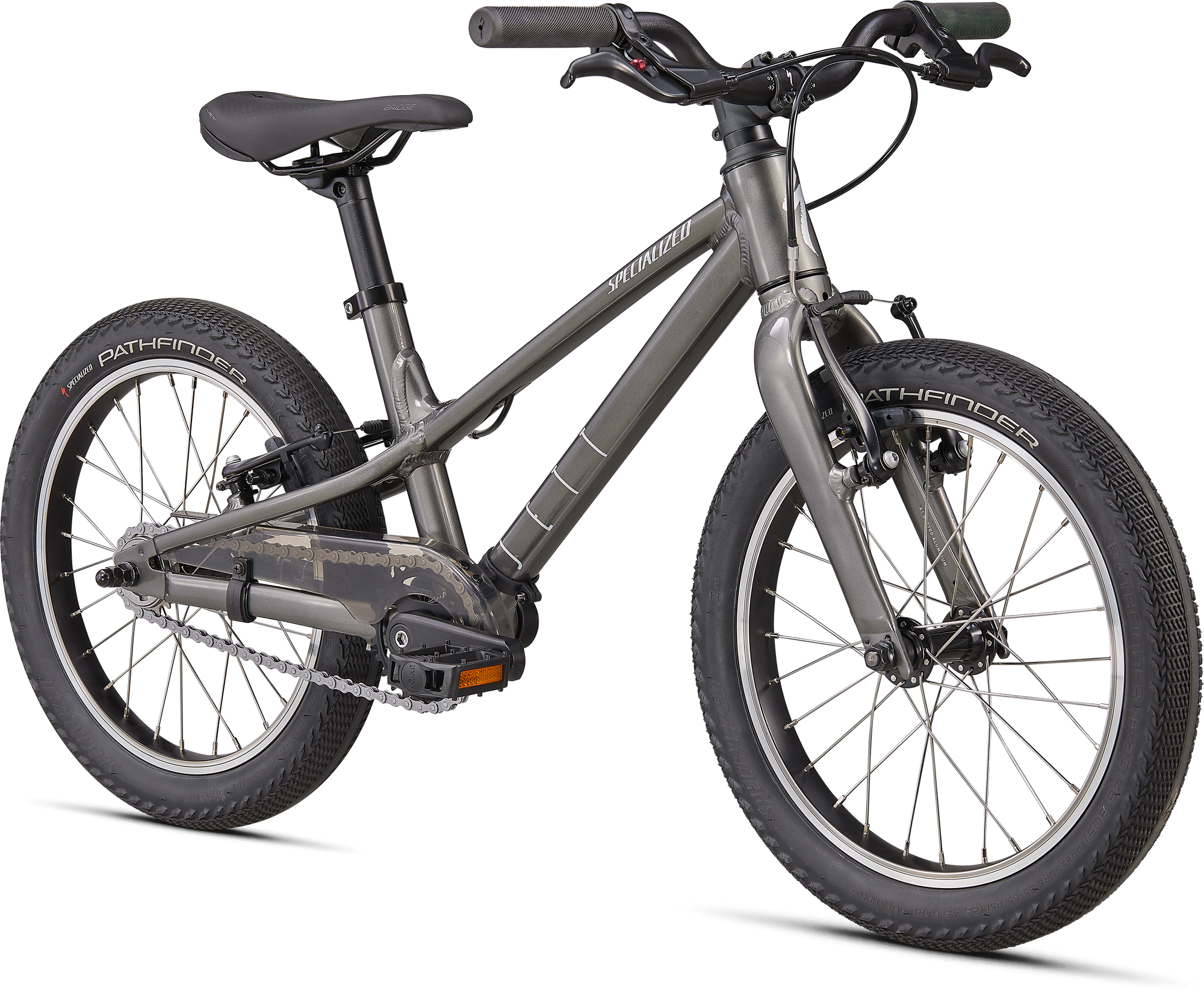 Specialized Jett 16 Single Speed - Gloss Smoke / Flake Silver