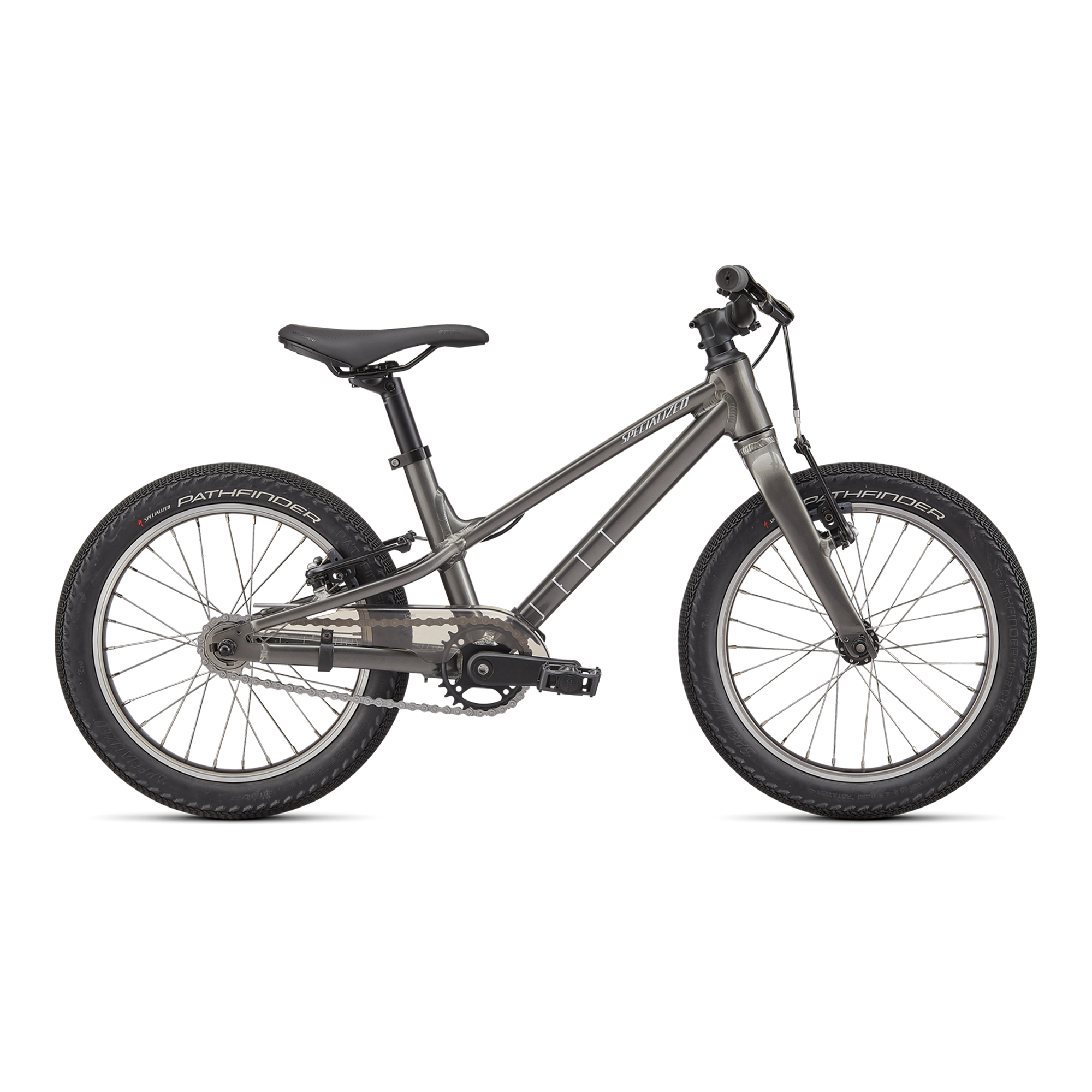 Specialized Jett 16 Single Speed - Gloss Smoke / Flake Silver