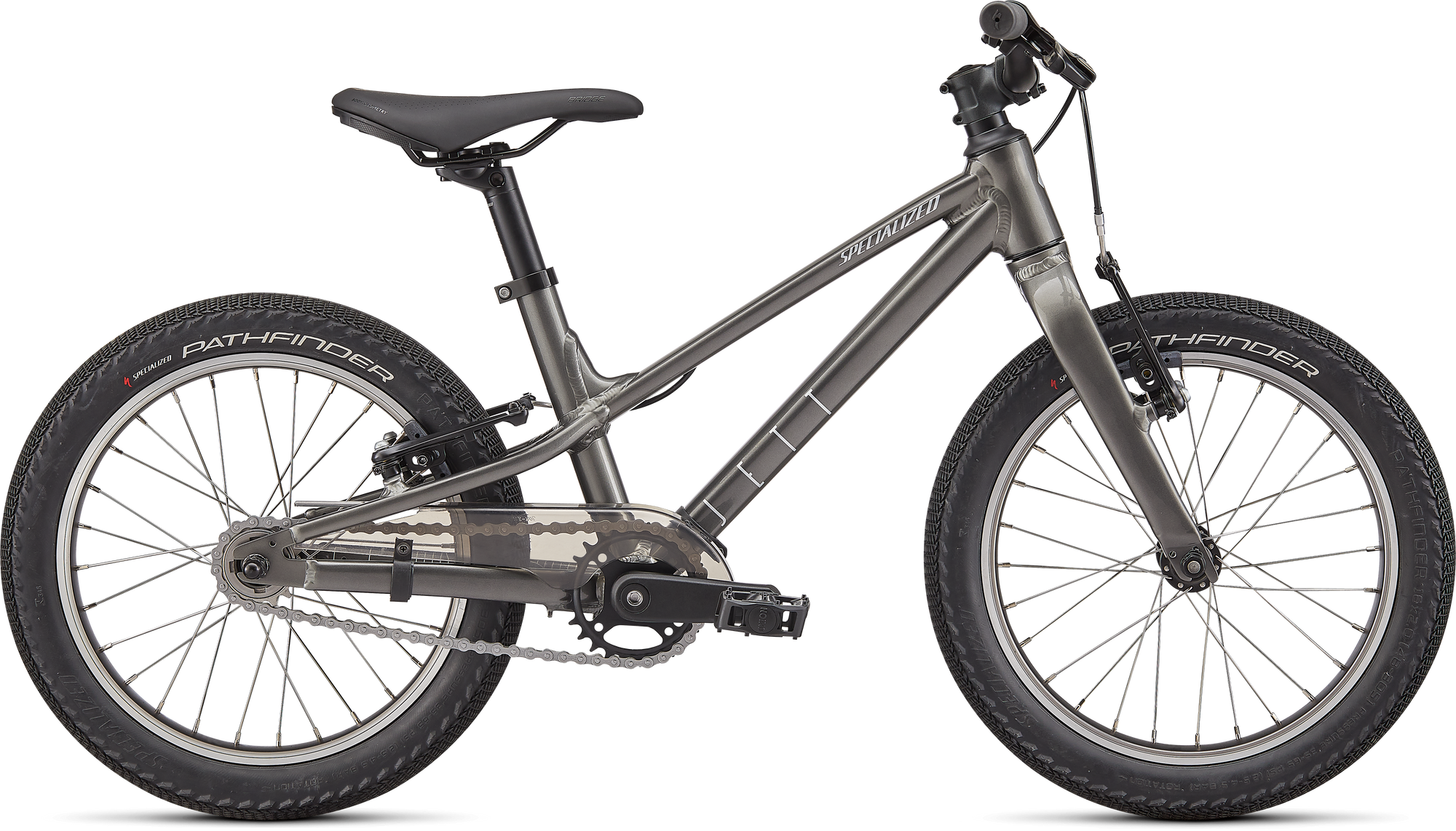 Specialized Jett 16 Single Speed - Gloss Smoke / Flake Silver