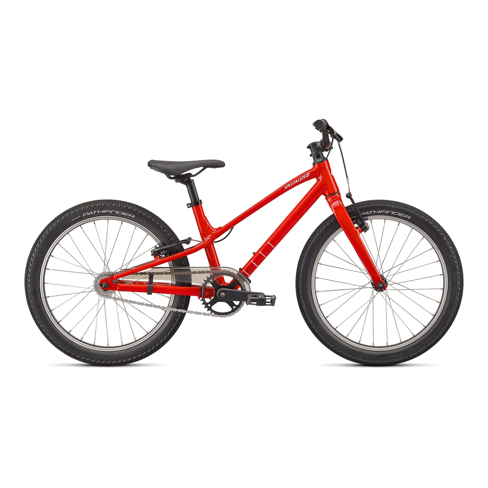 Specialized Jett 20 Single Speed - Gloss Flo Red / White