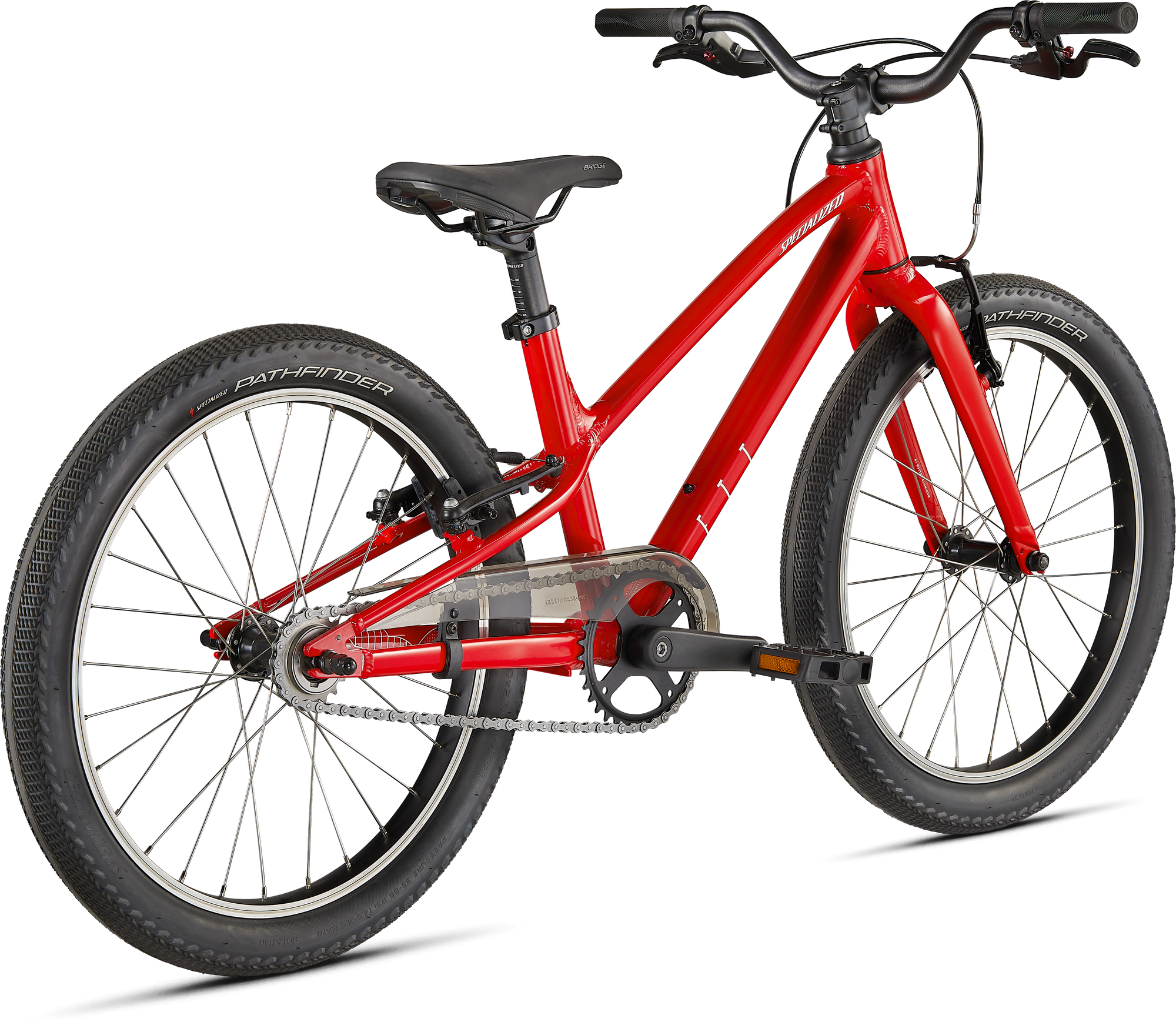 Specialized Jett 20 Single Speed - Gloss Flo Red / White