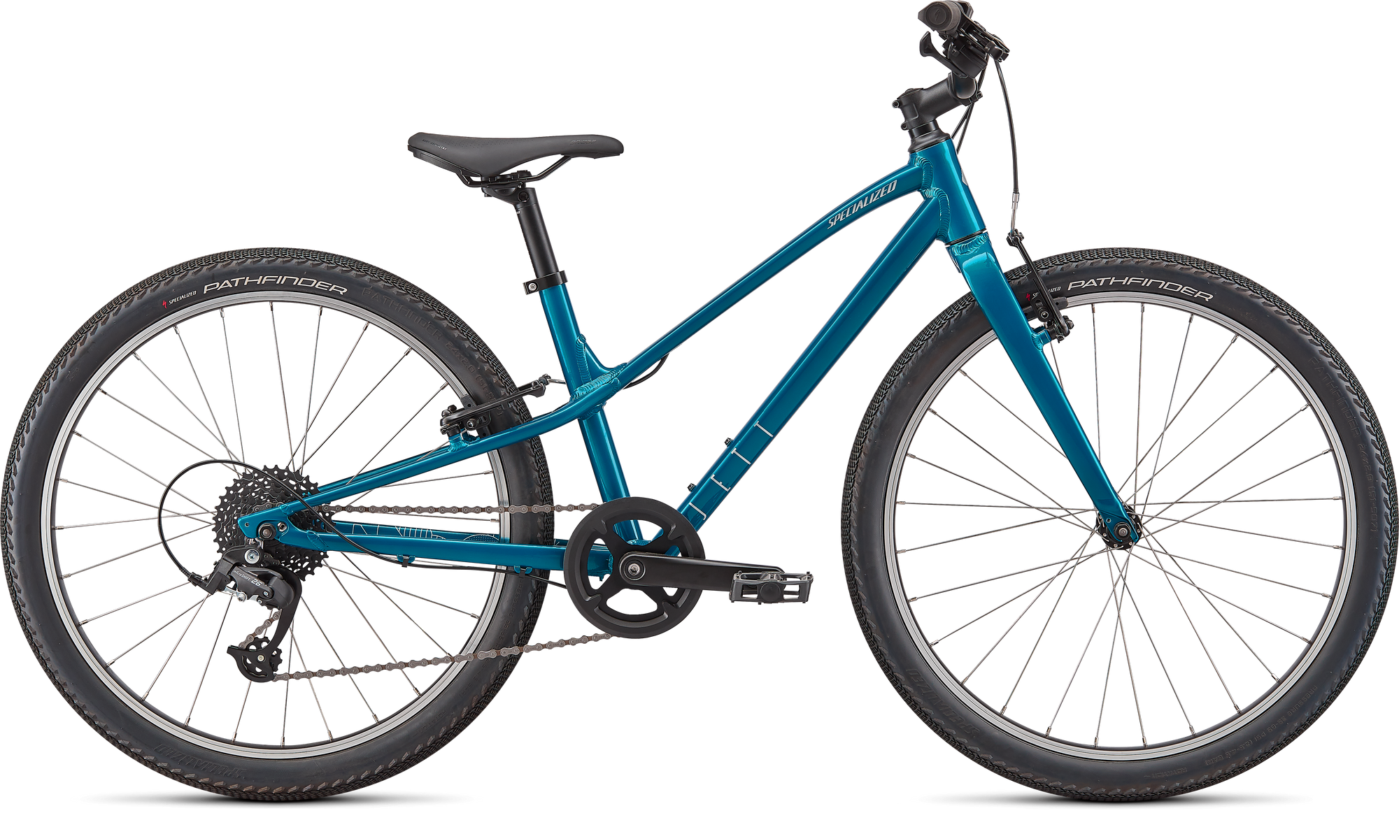 Specialized Jett 24 - Gloss Teal Tint / Flake Silver