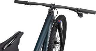 Specialized Epic World Cup Pro - SRAM X0 AXS, RockShox Ultimate - Gloss Deep Lake Metallic / Chrome