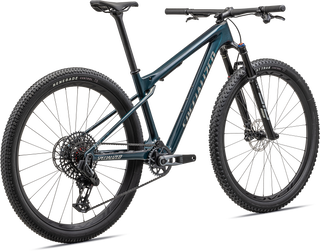 Specialized Epic World Cup Pro - SRAM X0 AXS, RockShox Ultimate - Gloss Deep Lake Metallic / Chrome
