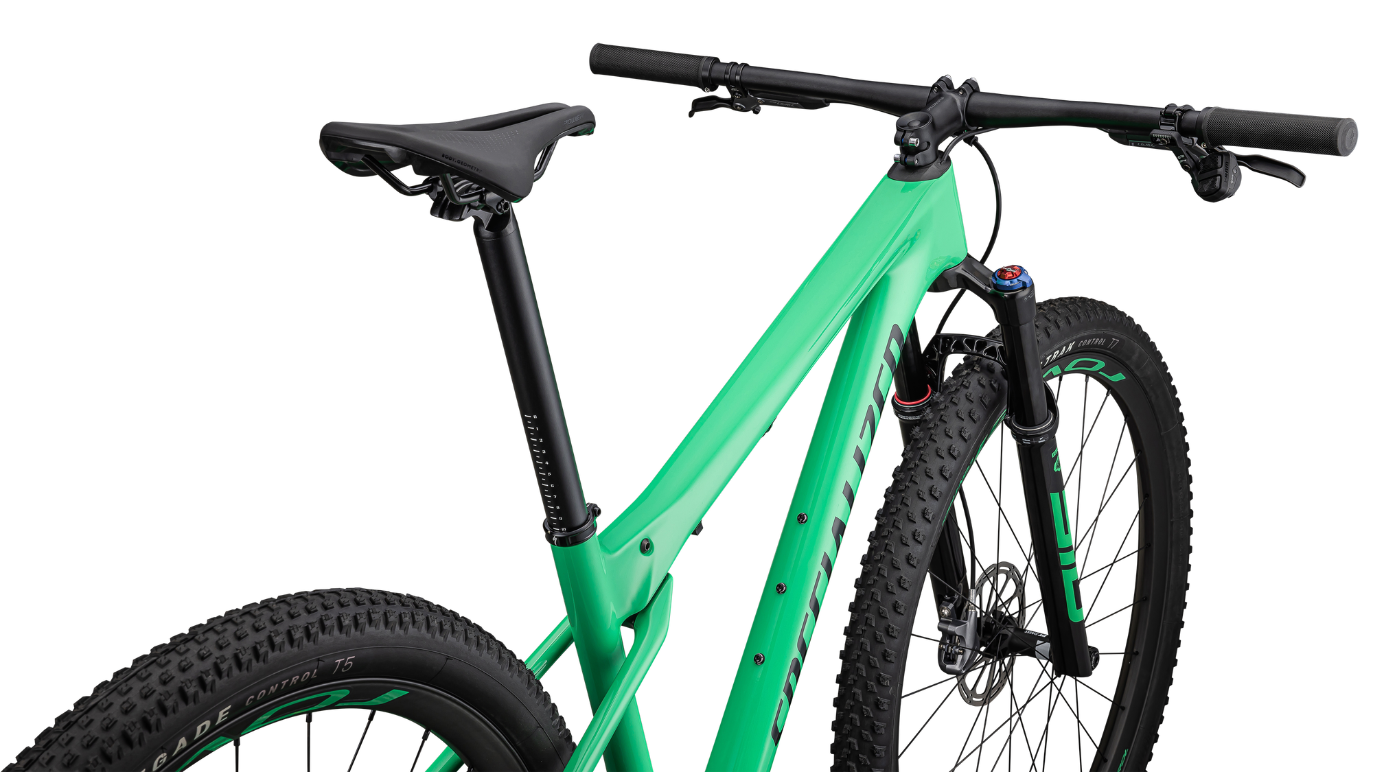 Specialized Epic World Cup Expert - SRAM GX AXS, RockShox Select+ - Gloss Electric Green / Forest Green Pearl