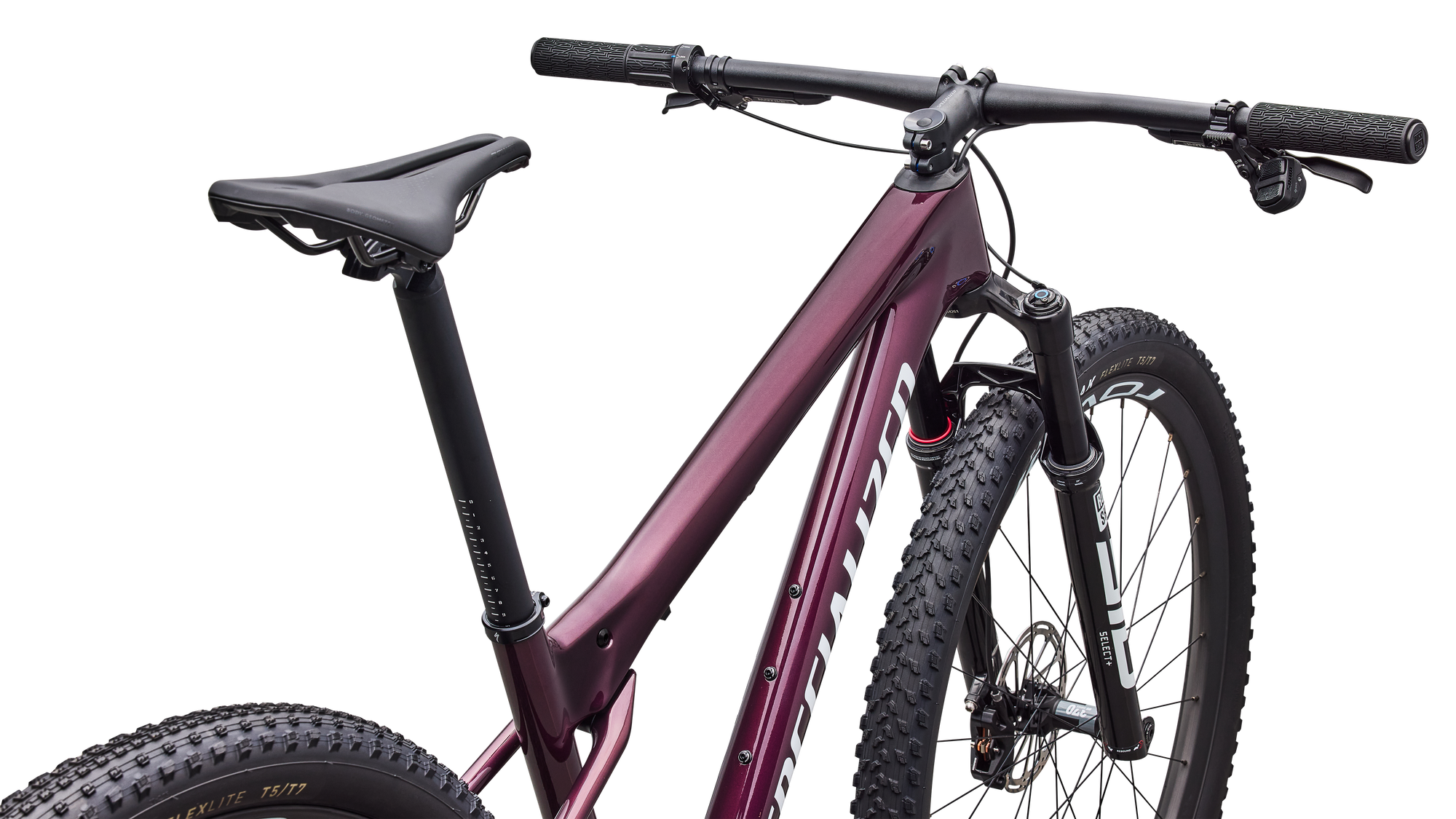 Specialized Epic World Cup Expert - SRAM GX AXS, RockShox Select+ - Gloss Bordeaux Metallic / White