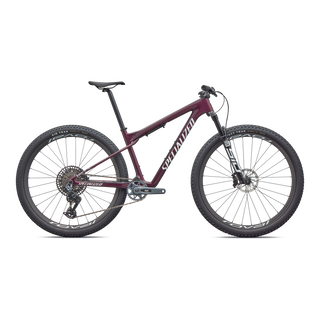 Specialized Epic World Cup Expert - SRAM GX AXS, RockShox Select+ - Gloss Bordeaux Metallic / White