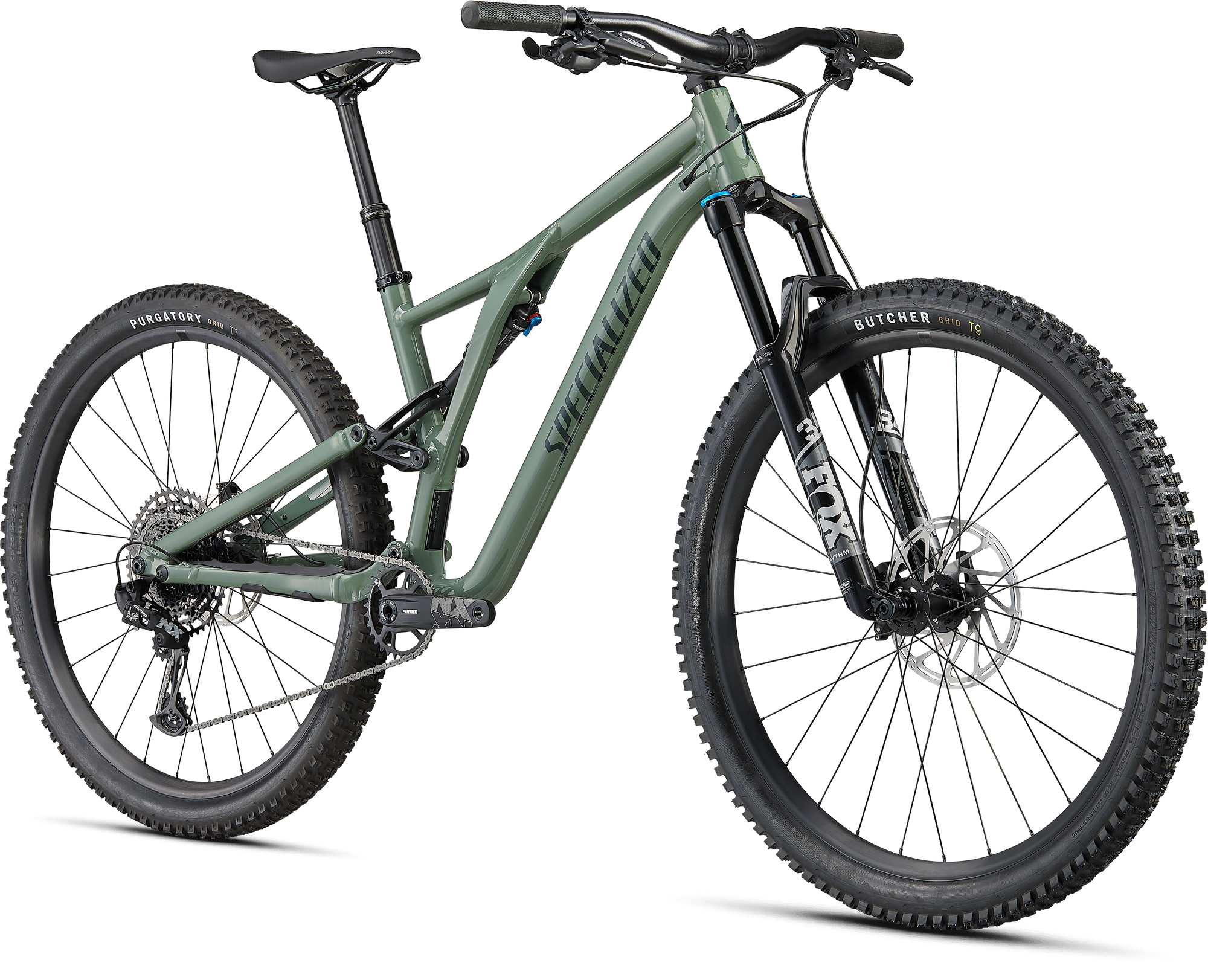 Specialized Stumpjumper Comp Alloy - Gloss Sage Green / Forest Green