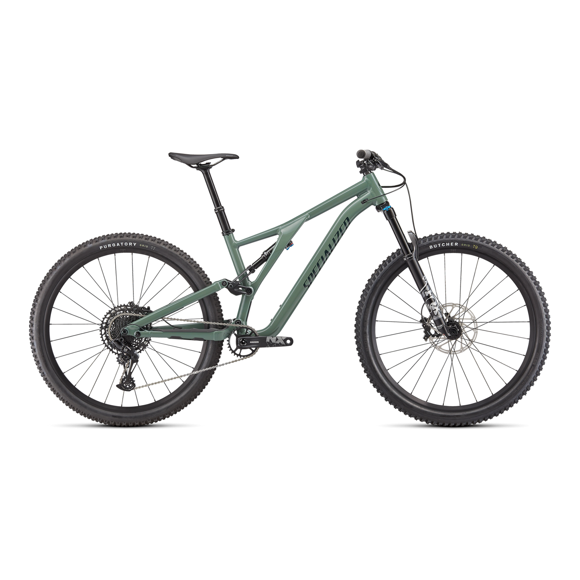 Specialized Stumpjumper Comp Alloy - Gloss Sage Green / Forest Green