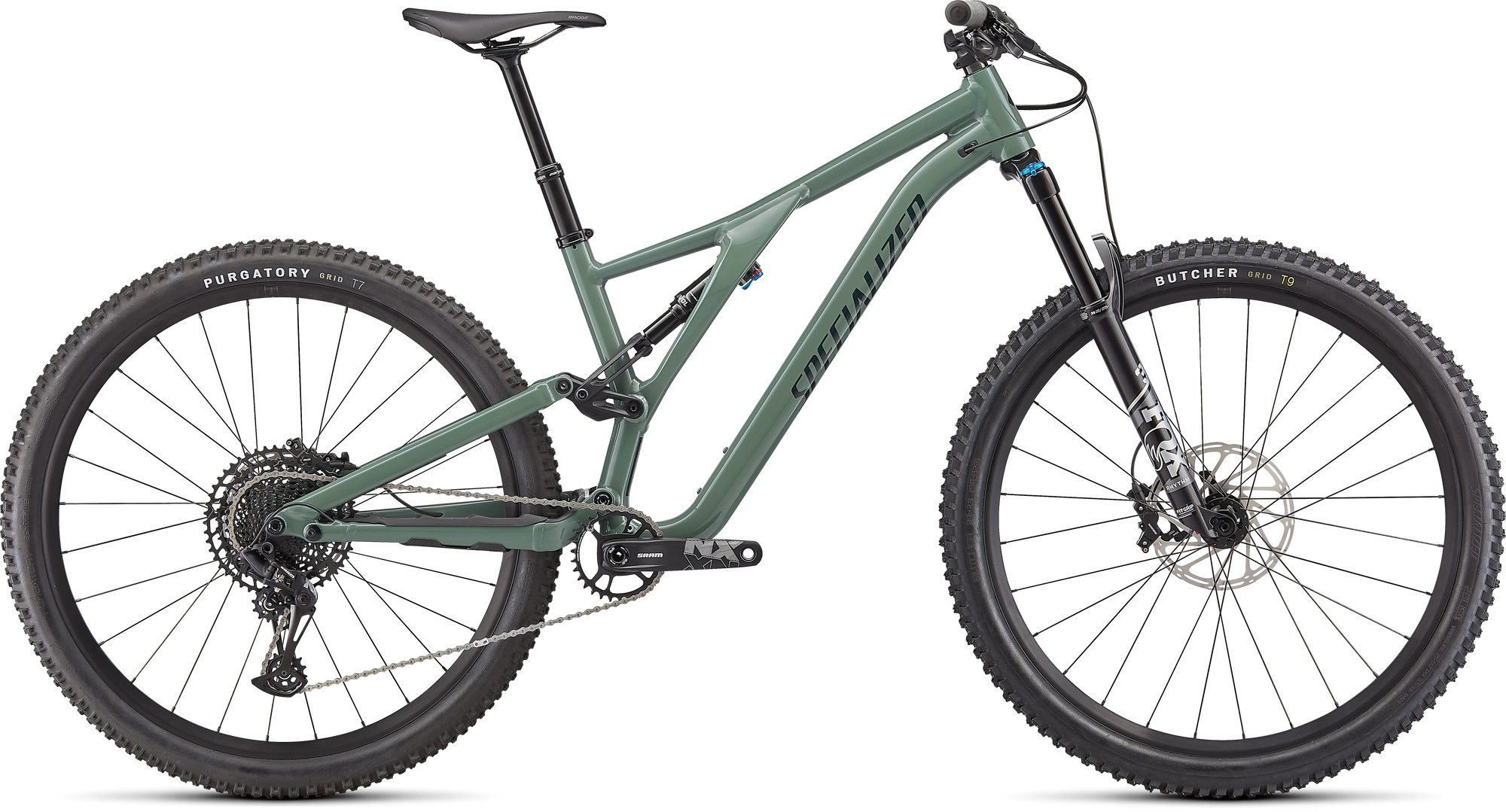 Specialized Stumpjumper Comp Alloy - Gloss Sage Green / Forest Green