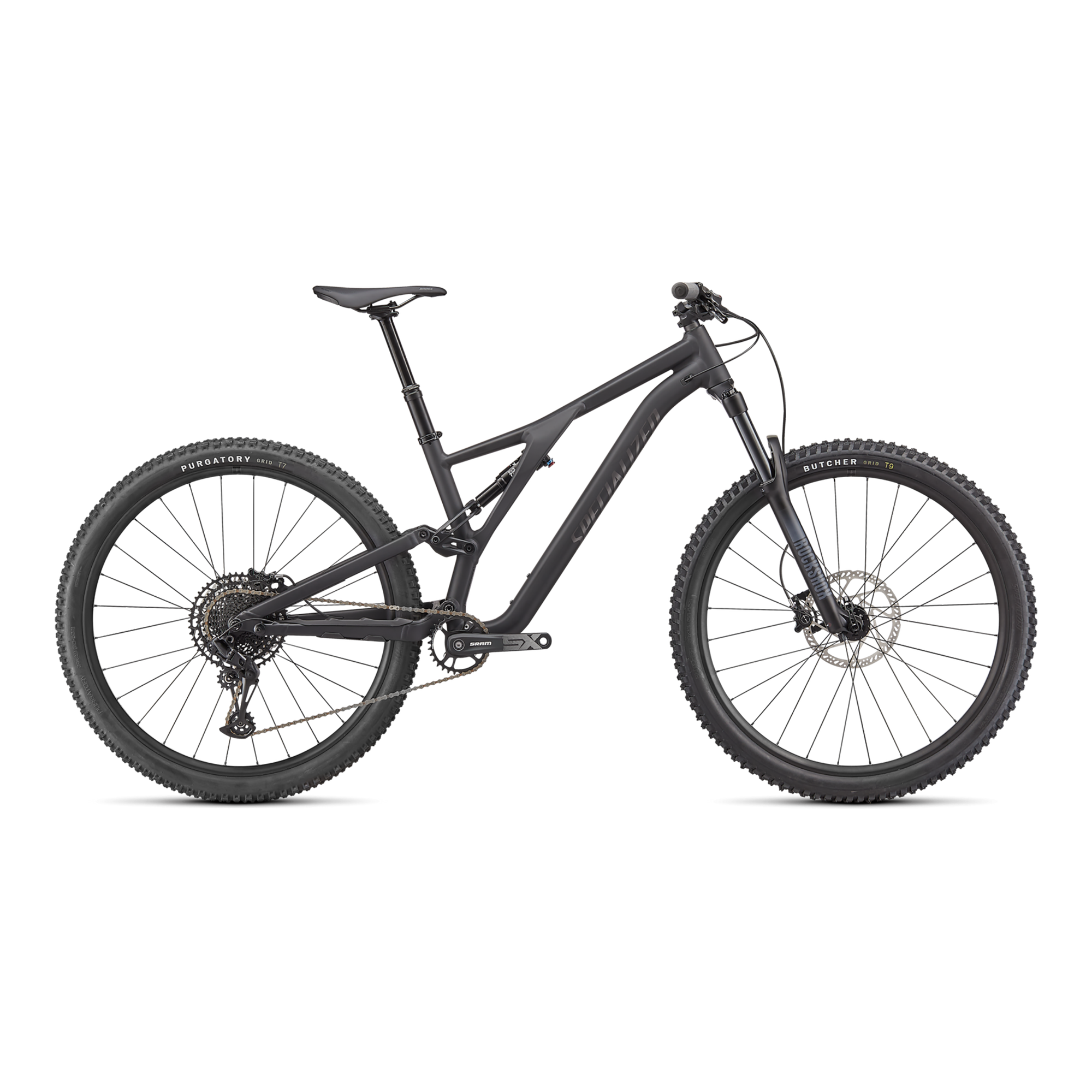 Specialized Stumpjumper Alloy - SRAM SX Eagle, Rockshox/X-Fusion - Satin Black / Smoke