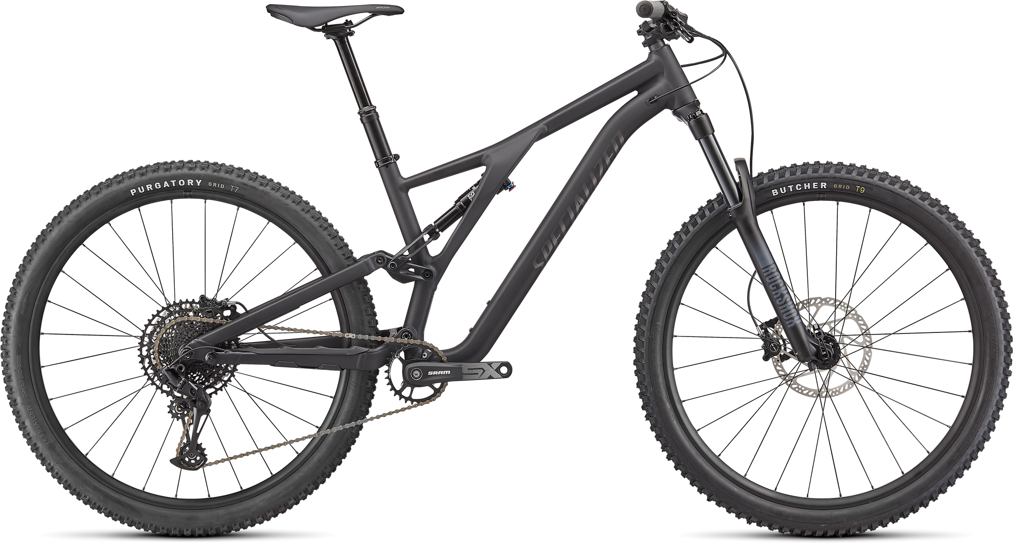 Specialized Stumpjumper Alloy - SRAM SX Eagle, Rockshox/X-Fusion - Satin Black / Smoke