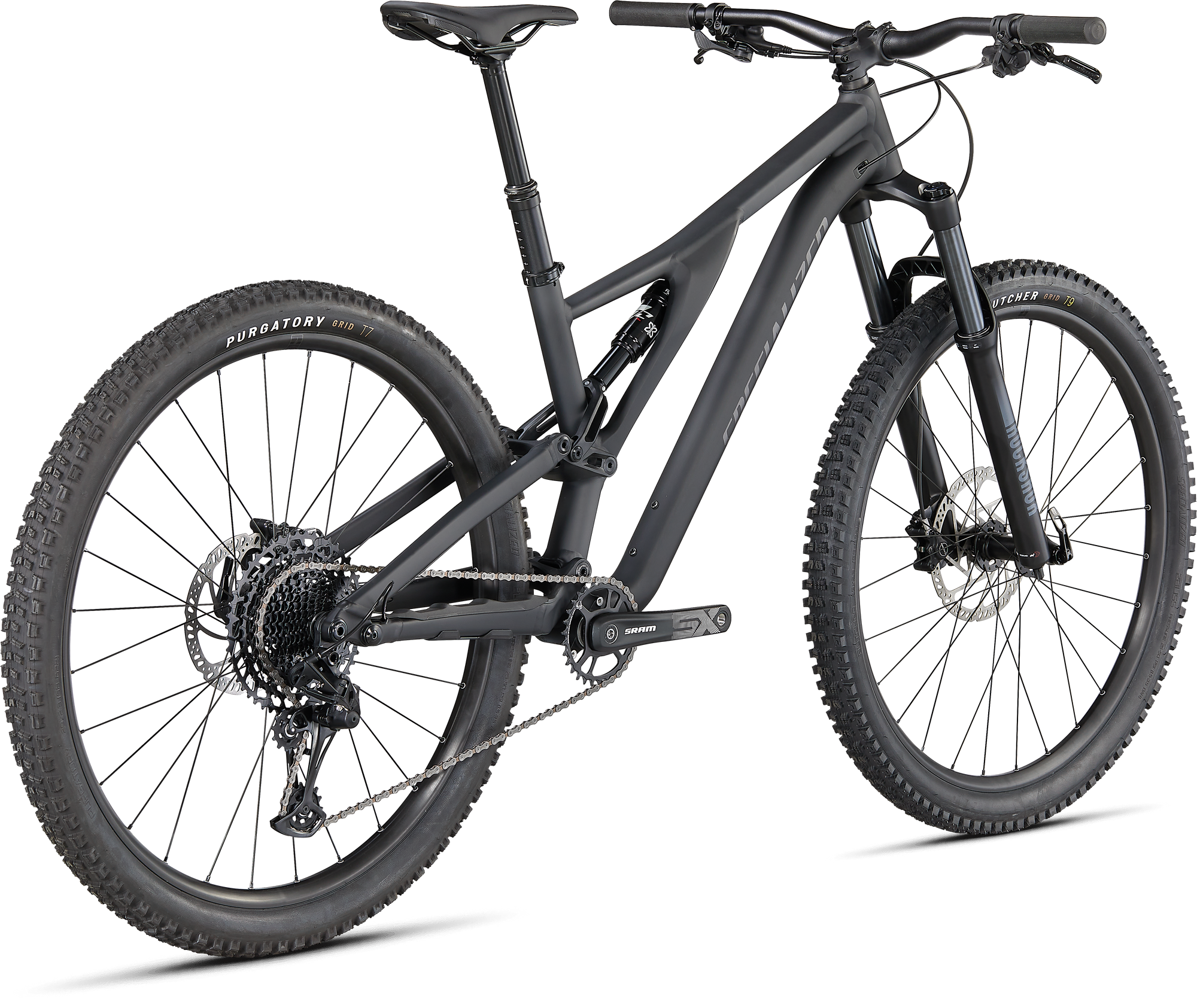 Specialized Stumpjumper Alloy - SRAM SX Eagle, Rockshox/X-Fusion - Satin Black / Smoke