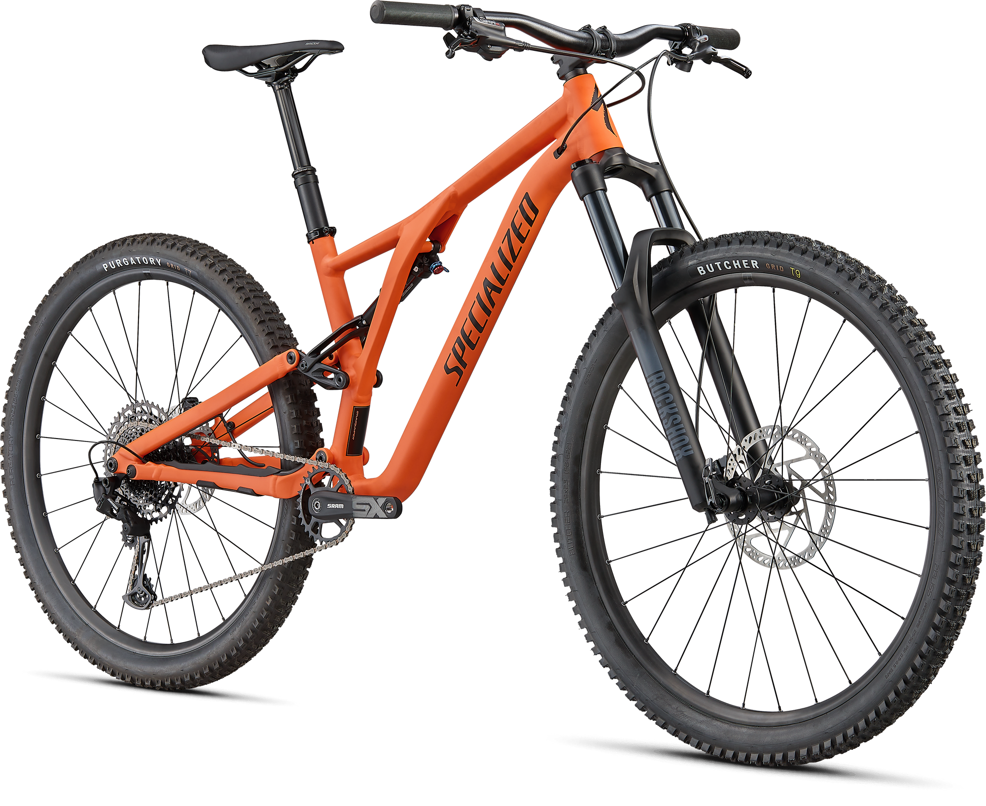 Specialized Stumpjumper Alloy - SRAM SX Eagle, Rockshox/X-Fusion - Satin Blaze / Black