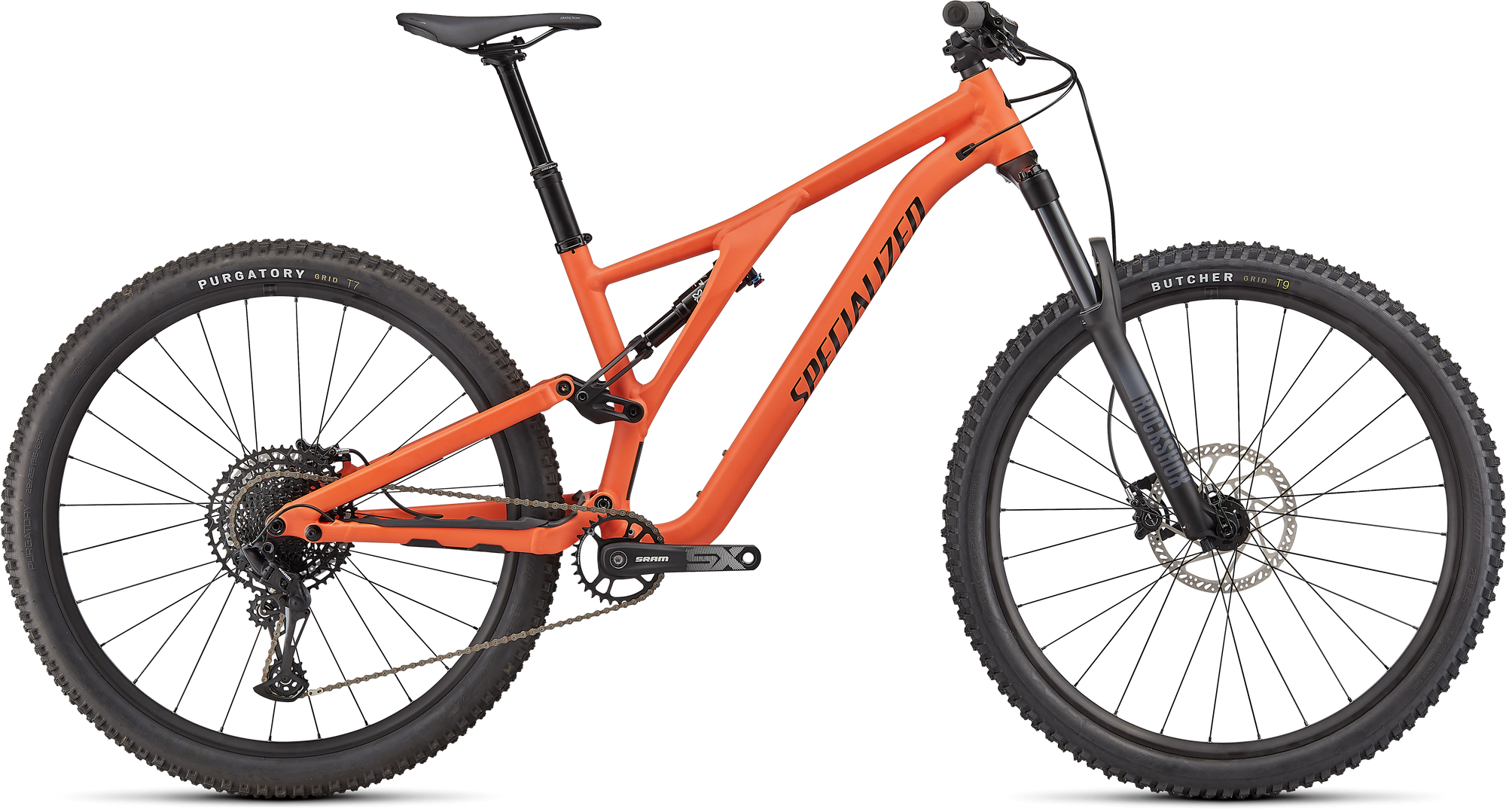 Specialized Stumpjumper Alloy - SRAM SX Eagle, Rockshox/X-Fusion - Satin Blaze / Black