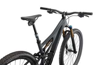 Specialized S-Works Stumpjumper - Satin Brushed Black Liquid Metal / Gloss Black / Black Logos