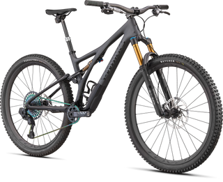 Specialized S-Works Stumpjumper - Satin Brushed Black Liquid Metal / Gloss Black / Black Logos