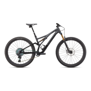 Specialized S-Works Stumpjumper - Satin Brushed Black Liquid Metal / Gloss Black / Black Logos