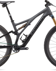 Specialized S-Works Stumpjumper - Satin Brushed Black Liquid Metal / Gloss Black / Black Logos