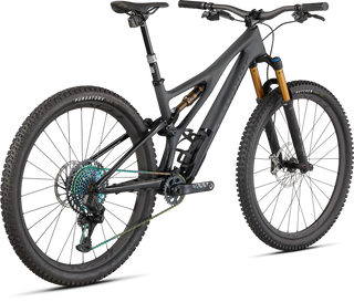 Specialized S-Works Stumpjumper - Satin Brushed Black Liquid Metal / Gloss Black / Black Logos