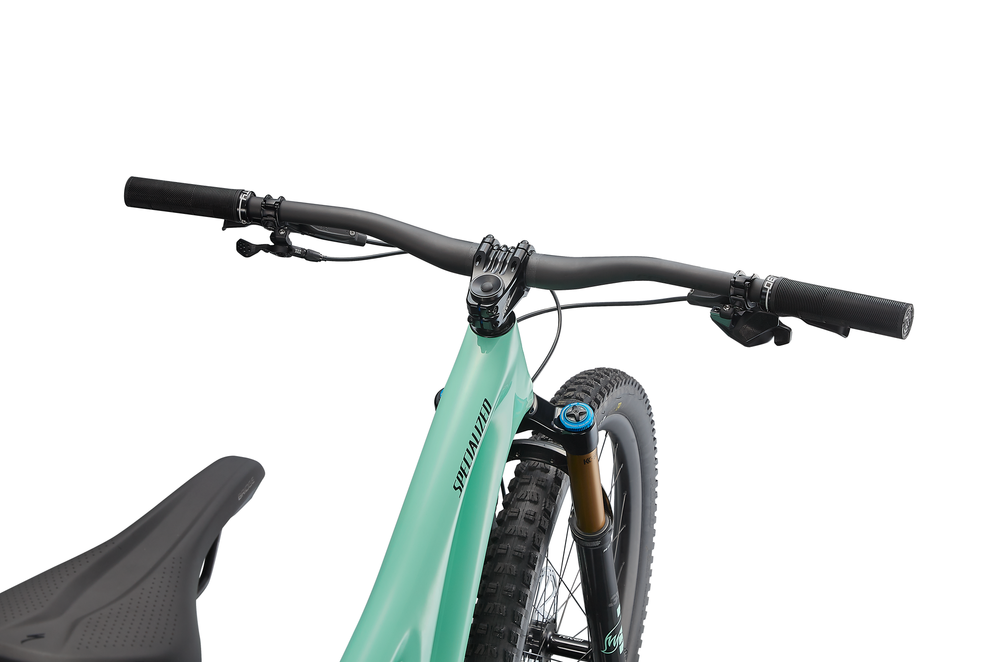 Specialized Stumpjumper Pro - SRAM X01 AXS, FOX Factory - Gloss Oasis / Black