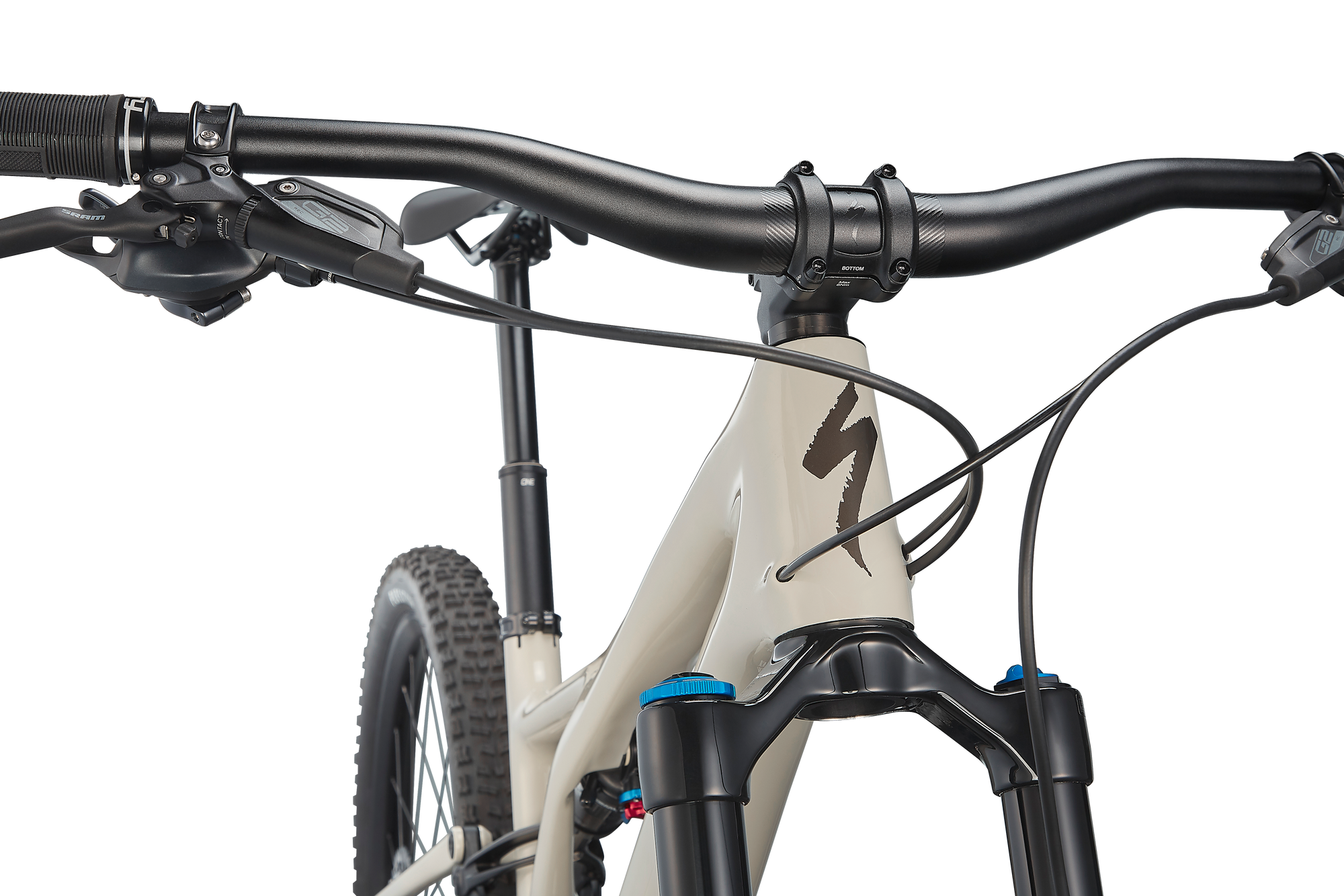 Specialized Stumpjumper Expert - SRAM GX Eagle, Fox Perormance Elite - Gloss White Mountains / Gunmetal
