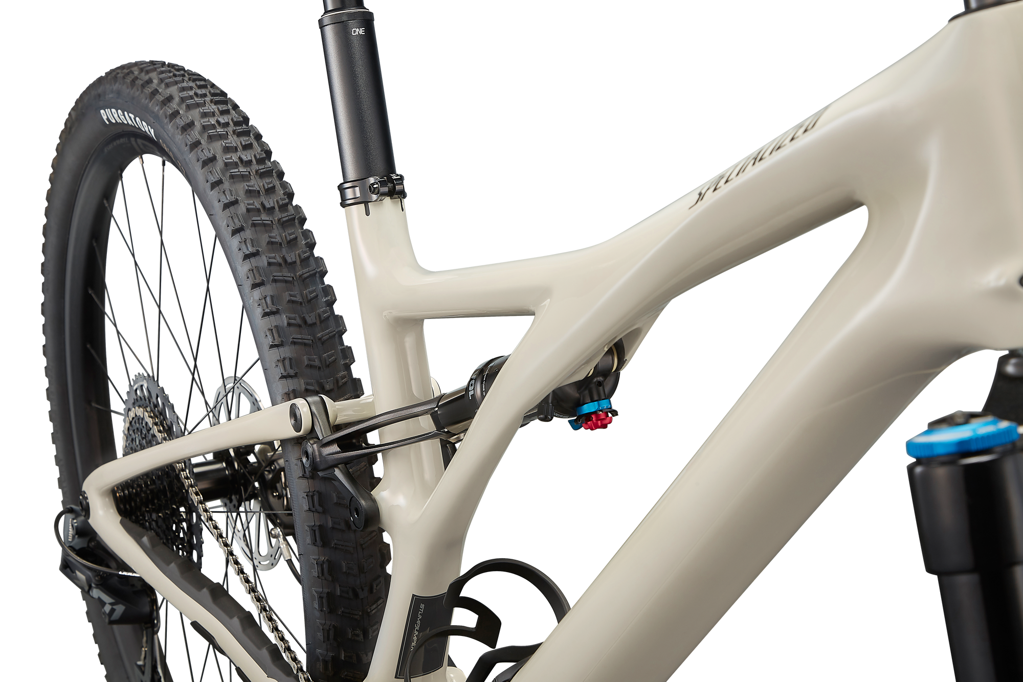 Specialized Stumpjumper Expert - SRAM GX Eagle, Fox Perormance Elite - Gloss White Mountains / Gunmetal
