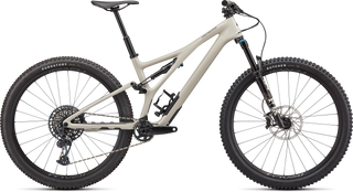 Specialized Stumpjumper Expert - SRAM GX Eagle, Fox Perormance Elite - Gloss White Mountains / Gunmetal