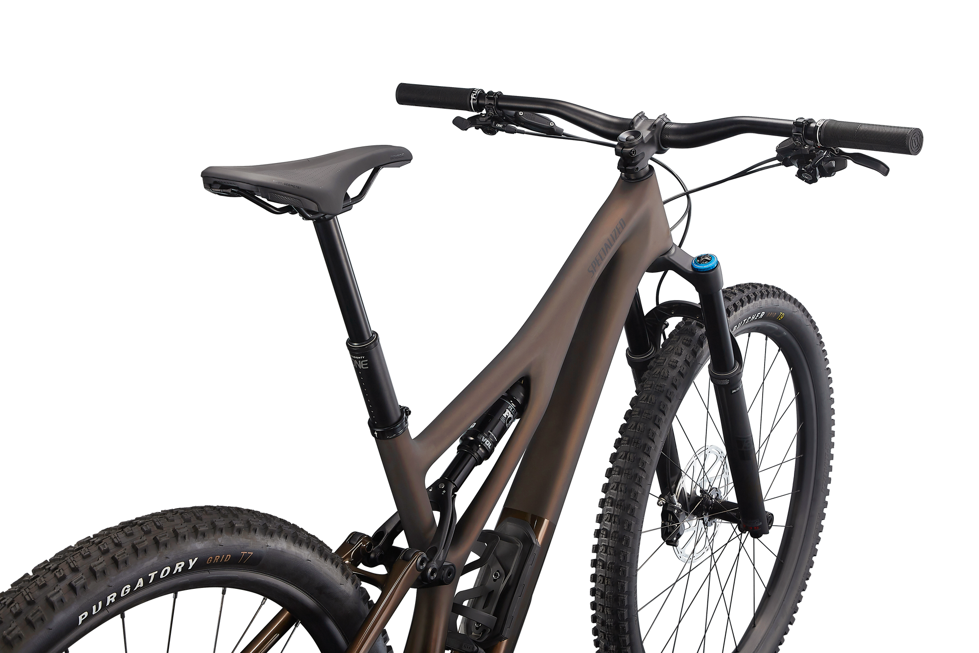 Specialized Stumpjumper Expert - SRAM GX Eagle, Fox Perormance Elite - Satin Doppio / Gloss Doppio / Satin Black