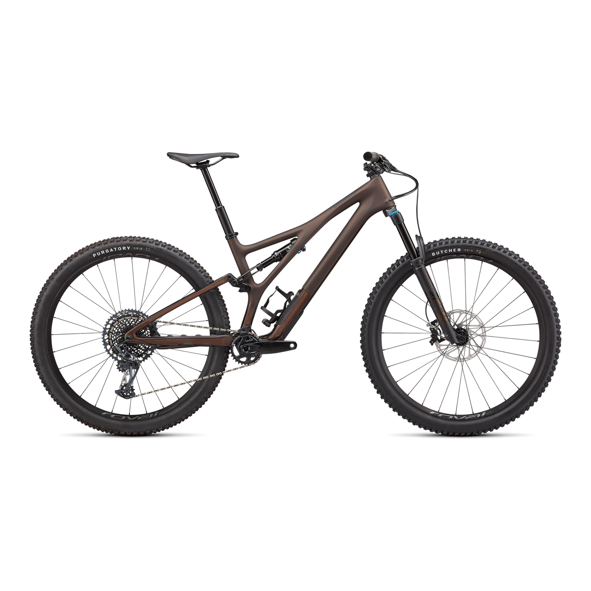 Specialized Stumpjumper Expert - SRAM GX Eagle, Fox Perormance Elite - Satin Doppio / Gloss Doppio / Satin Black