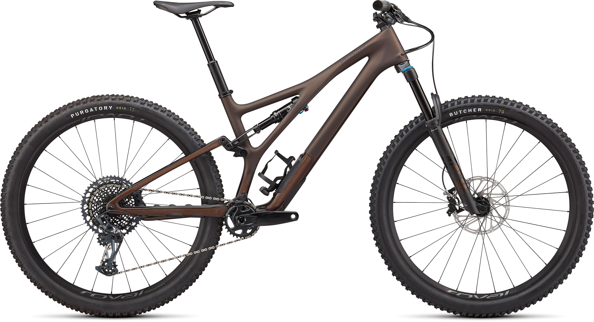 Specialized Stumpjumper Expert - SRAM GX Eagle, Fox Perormance Elite - Satin Doppio / Gloss Doppio / Satin Black