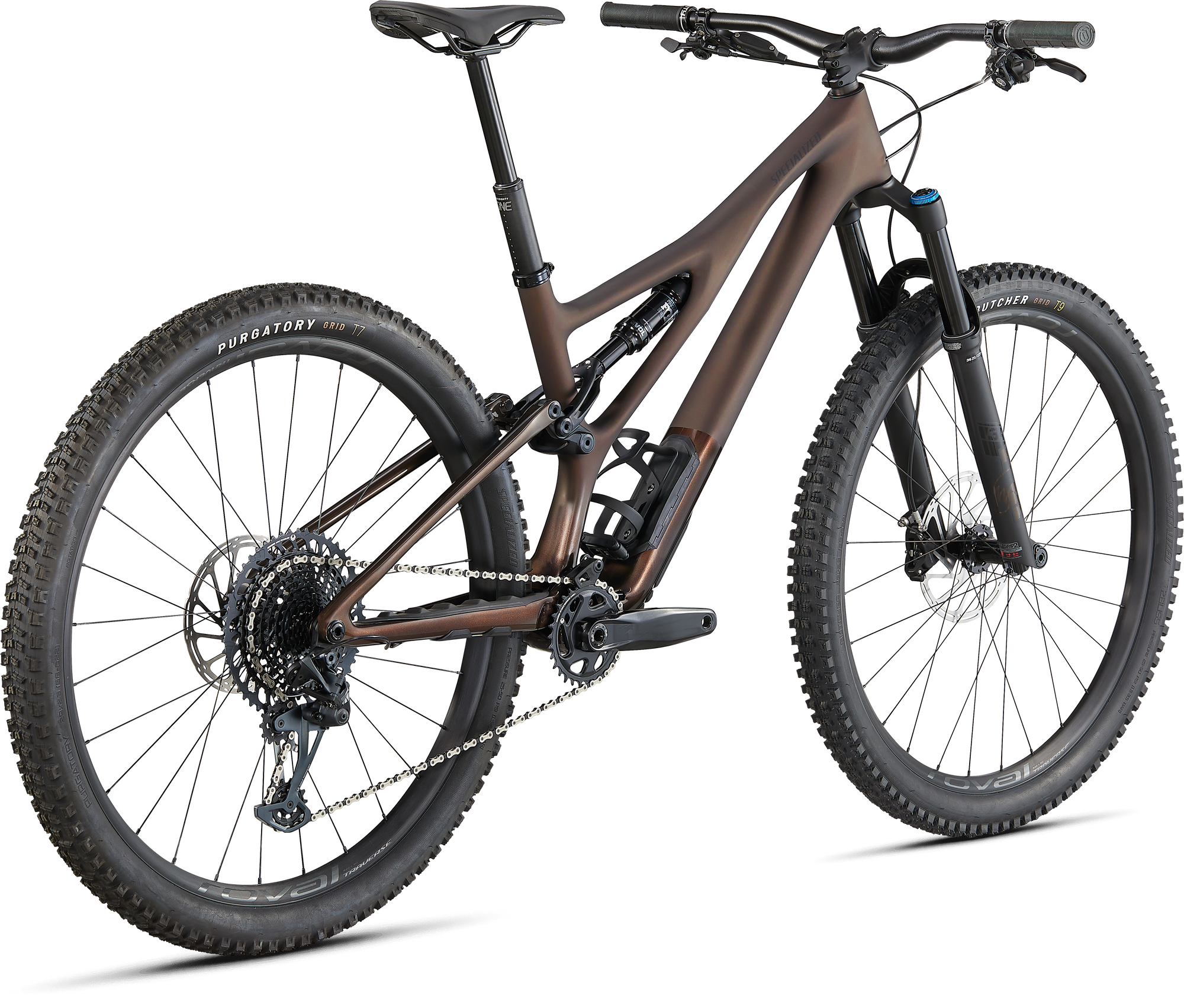 Specialized Stumpjumper Expert - SRAM GX Eagle, Fox Perormance Elite - Satin Doppio / Gloss Doppio / Satin Black