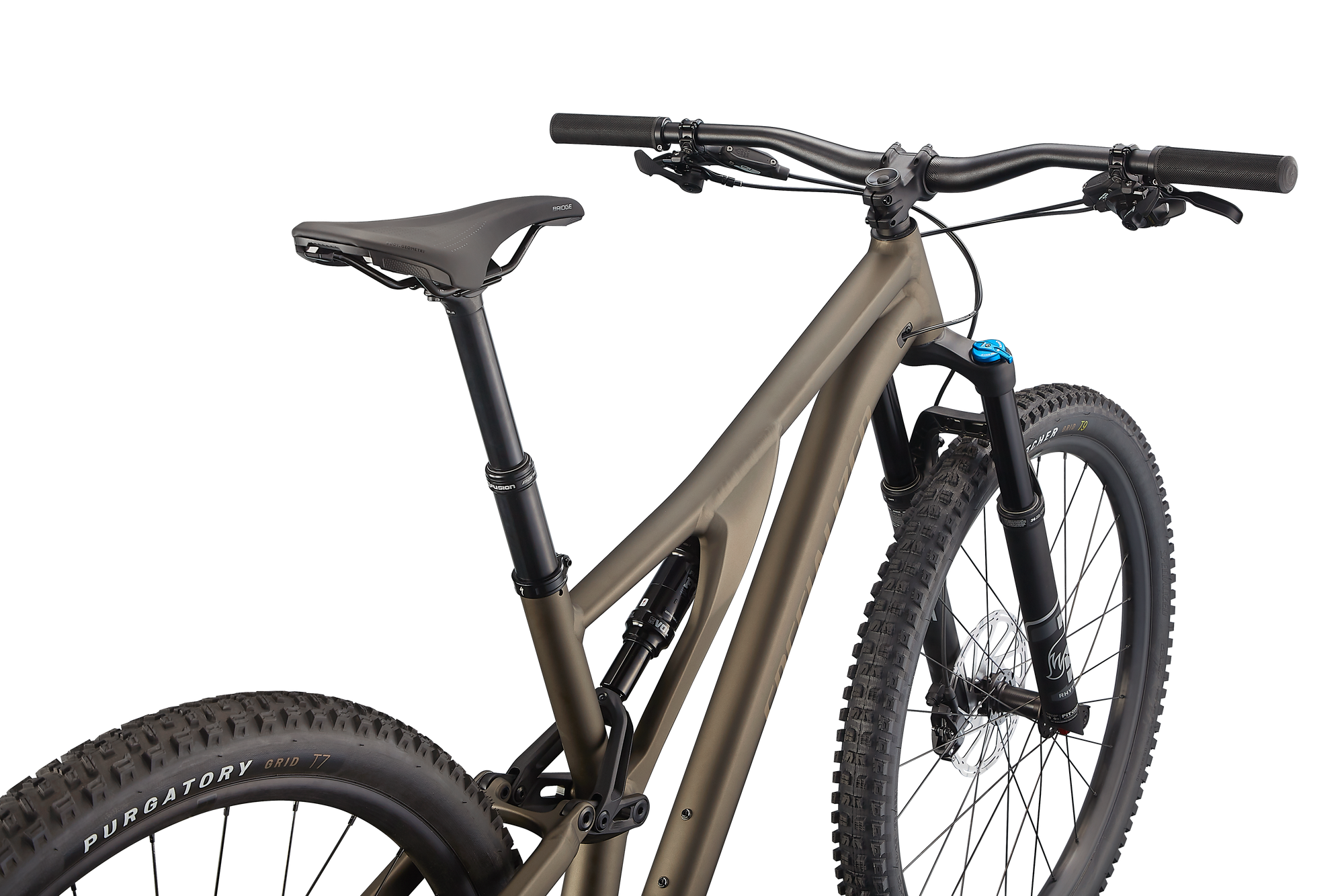 Specialized Stumpjumper Comp Alloy - SRAM NX Eagle, Fox Rhythm - Satin Gunmetal / Taupe