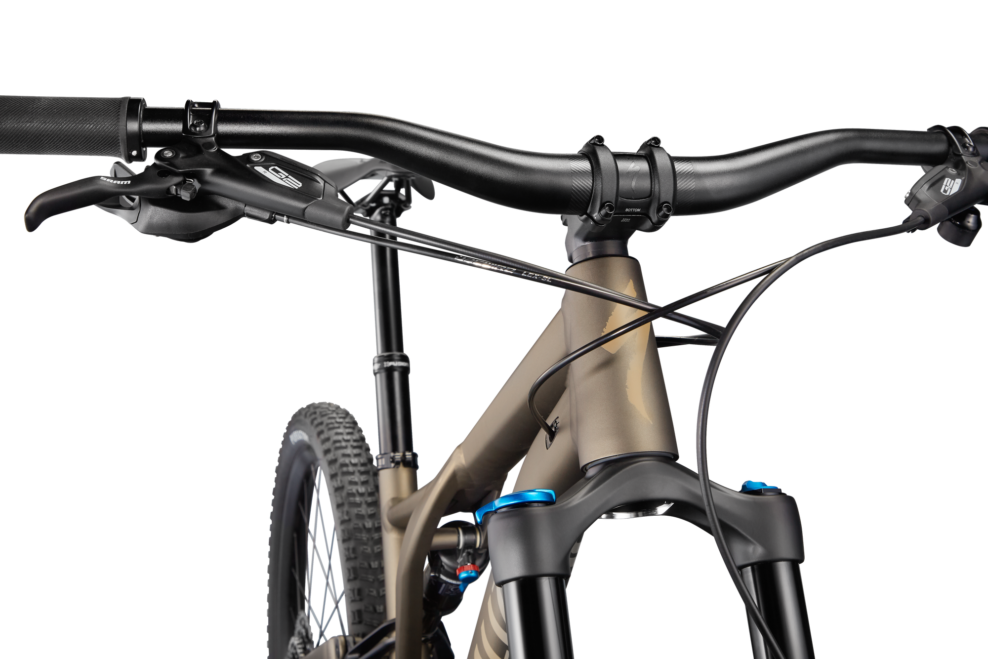 Specialized Stumpjumper Comp Alloy - SRAM NX Eagle, Fox Rhythm - Satin Gunmetal / Taupe